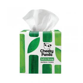 Cheeky Panda Facial Tissues Cube 56 Sheets (Pack of 12) 1103040 CPD67862