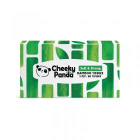 Cheeky Panda Bamboo Tissues 3-Ply 80 Tissues (Pack of 12) 1103039 CPD67863