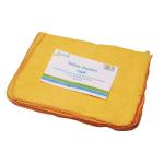 2Work Yellow Duster 508x355mm (Pack of 10) CPD70014 CPD70014
