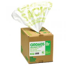 Greensack Pedal Bin Liner in Dispenser White (Pack of 300) VHP GR0605 CPD74000