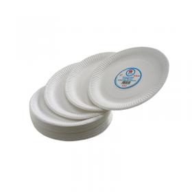 Paper Plate 7 Inch White (100 Pack) 0511040 CPD75061