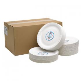 Paper Plate 9 Inch White (Pack of 100) 0511041 CPD75081