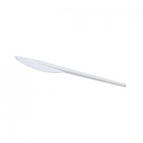 Plastic Knife White (Pack of 100) 0512006 CPD90172