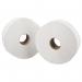 This photo shows a variety pack of Maxima Green Jumbo Toilet Rolls and Maxima Mini Jumbo Toilet Rolls in white. There are 12 rolls in the pack and each mini jumbo roll is 200 metres long. The packaging is simple and clean with a bold logo and product names.