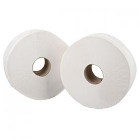 Maxima Mini Jumbo Toilet Roll 200 Metre White (Pack of 12) 1102045 CPD97307
