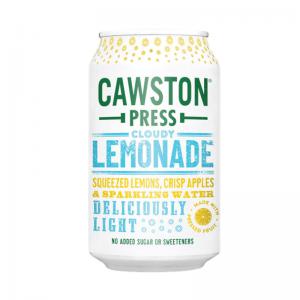 Cawston Press Cloudy Lemonade Soft Drink 330ml Can Pack of 24 CANS114