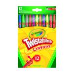 12 Crayola Twistable Coloured Crayons (Pack of 6) 52-8530-E-000 CRY3142