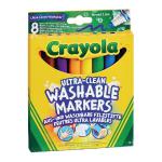 Crayola Ultra Clean Washable Markers x8 (Pack of 6) 58-8328-E-000 CRY6123