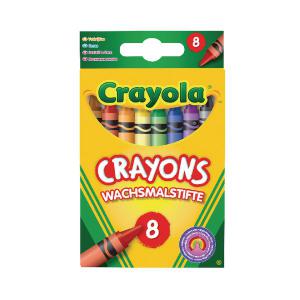 Crayola Assorted Colouring Crayons x8 Pack of 24 2.0008 CRY7458