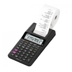 Casio HR-8RCE Printing Calculator Black Compatible with 58mm printing rolls HR8 RCE CS09960