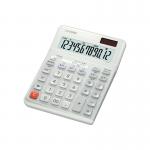 Casio DE-12E 12 Digit Ergonomic Large Desktop Calculator White DE-12E-WE CS61468