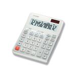 Casio DE-12E 12 Digit Ergonomic Large Desktop Calculator White DE-12E-WE CS61468