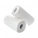 The photo shows a pack of 24 VOW Kitchen Rolls and Food Wraps 2Work Kitchen Roll White, neatly stacked and ready for use. The rolls are white in color with a textured surface, and each pack contains 12 rolls. The packaging displays the brand name and product information in bold font.