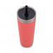 Contigo Luxe Stainless Steel Insulated Travel TumblerStraw 24oz Coral 2212920 CTG16425