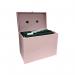 Cathedral File Box with 5 Suspension Files A4 Pastel Pink FPA4PP CTH01612