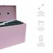 Cathedral File Box with 5 Suspension Files A4 Pastel Pink FPA4PP CTH01612