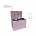 Cathedral File Box with 5 Suspension Files A4 Pastel Pink FPA4PP CTH01612