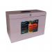 Cathedral File Box with 5 Suspension Files Foolscap Pastel Pink FPHOPP CTH01634