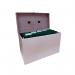 Cathedral File Box with 5 Suspension Files Foolscap Pastel Pink FPHOPP CTH01634