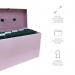 Cathedral File Box with 5 Suspension Files Foolscap Pastel Pink FPHOPP CTH01634