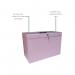 Cathedral File Box with 5 Suspension Files Foolscap Pastel Pink FPHOPP CTH01634