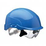 Centurion Spectrum Safety Helmet with Integrated Eye Protection White CTN50179