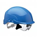 Centurion Spectrum Safety Helmet with Integrated Eye Protection White CNS20WA CTN50179