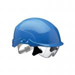 Centurion Spectrum Safety Helmet with Integrated Eye Protection Blue CTN50389