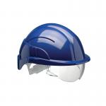 Centurion Vision Plus Safety Helmet with Integrated Visor Blue CTN50647