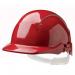 Centurion Concept Core Full Peak Slip Ratchet Vented Safety Helmet Red CTN62482