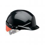 Centurion ReflexSlip Ratchet Safety Helmet with Orange Rear Flash Black CNS12KHVOA CTN75796