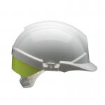 Centurion ReflexWheel Ratchet Safety Helmet with Yellow Flash White CNS12WHVYR CTN75857