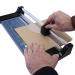 A4 Rotary Paper Trimmer Cutter with Metal Base ART323