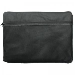 Cathedral Products A4 Canvas Document Bag with Zip and Outer Mesh