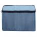 A4 Canvas Document Bag with Zip and Outer Mesh Pocket - Blue BAGCANA4BL