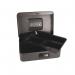 10 Inch Combination Lock Cash Box with Lift Out 6 Compartment Coin Tray - Black CBBK10CL