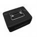 4 Inch Combination Lock Cash Box with Coin Slot and Lift Out 5 Compartment Coin Tray - Black CBBK4