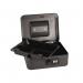 8 Inch Combination Lock Cash Box with Lift Out 6 Compartment Coin Tray - Black CBBK8CL