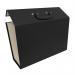 21 Pocket Cardboard Expanding File Case - Black EXPCABOXBK