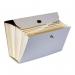 Chic Geometric 19-Pocket Expanding File Case with Gold Coloured Accents EXPCABOXDGHB