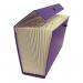 21 Pocket Cardboard Expanding File Case - Purple EXPCABOXPP