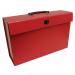 21 Pocket Cardboard Expanding File Case - Red EXPCABOXRD