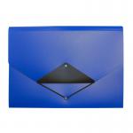 13 Pocket Triangle Flap Expanding File - Blue EXPTFBL