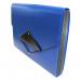 13 Pocket Triangle Flap Expanding File - Blue EXPTFBL