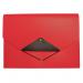 13 Pocket Triangle Flap Expanding File - Red EXPTFRD