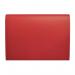 13 Pocket Triangle Flap Expanding File - Red EXPTFRD