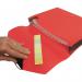 13 Pocket Triangle Flap Expanding File - Red EXPTFRD