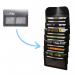 7 Pocket Expandable Wall File and Portable Organiser EXPWALBK