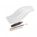 White 5mm Foamboard - A1 Size (594 x 841mm) - Pack of 10 FBWHTA110