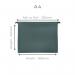 A4 Green Manilla Suspension Files with Clip on Index Tabs and Inserts - Pack of 50 FP50A4